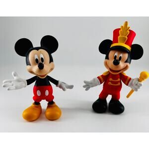 Disney Mickey Mouse Figurine Set – 2017 Just Play – 7" Classic & Band Leader
